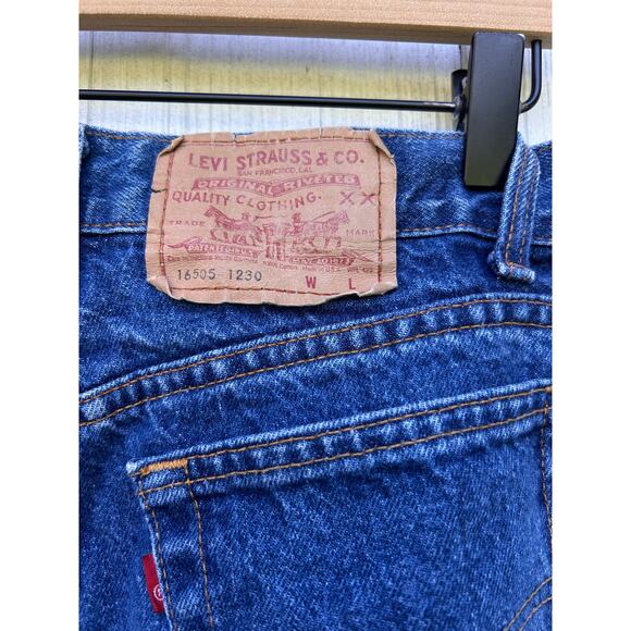 Levi's Vintage 80s 505 Straight Leg Mom Jeans Made in The USA Size 12 - Picture 7 of 10